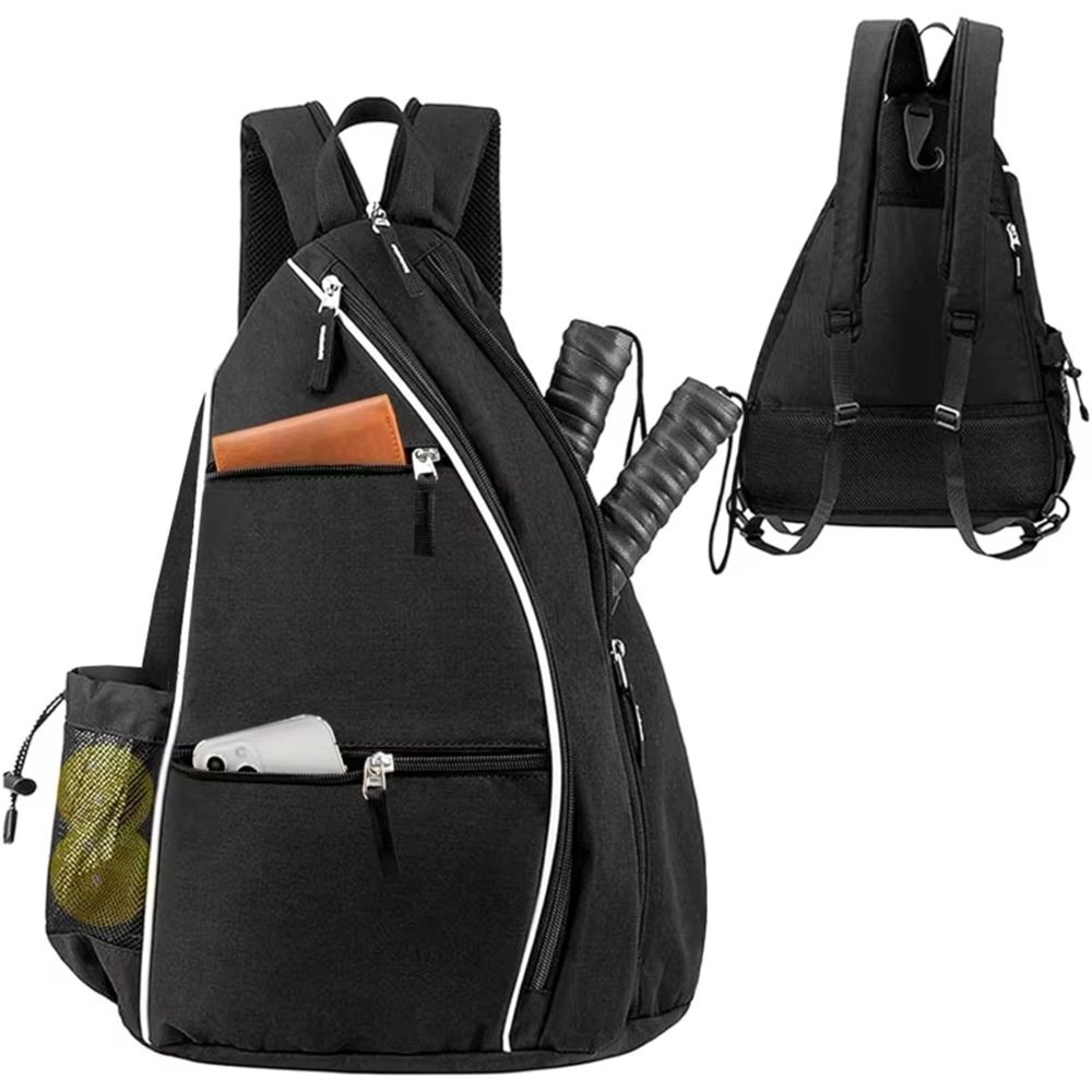 Backpack Racket Bag - แบบพกพาปรับ Pickleball แร็กเก็ตกระเป๋าเป้สะพายหลังเทนนิส Racquetball Pickleball Paddle