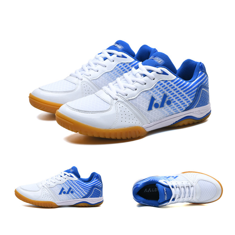 Badminton Center - LEFUS คุณภาพผู้ชายผู้หญิงรองเท้าแบดมินตันขนาด 36-45 Anti SLIP ในร่มการฝึกอบรมตารางเทนนิสรองเท้าผ้าใบฟิตเนสกีฬารองเท้า