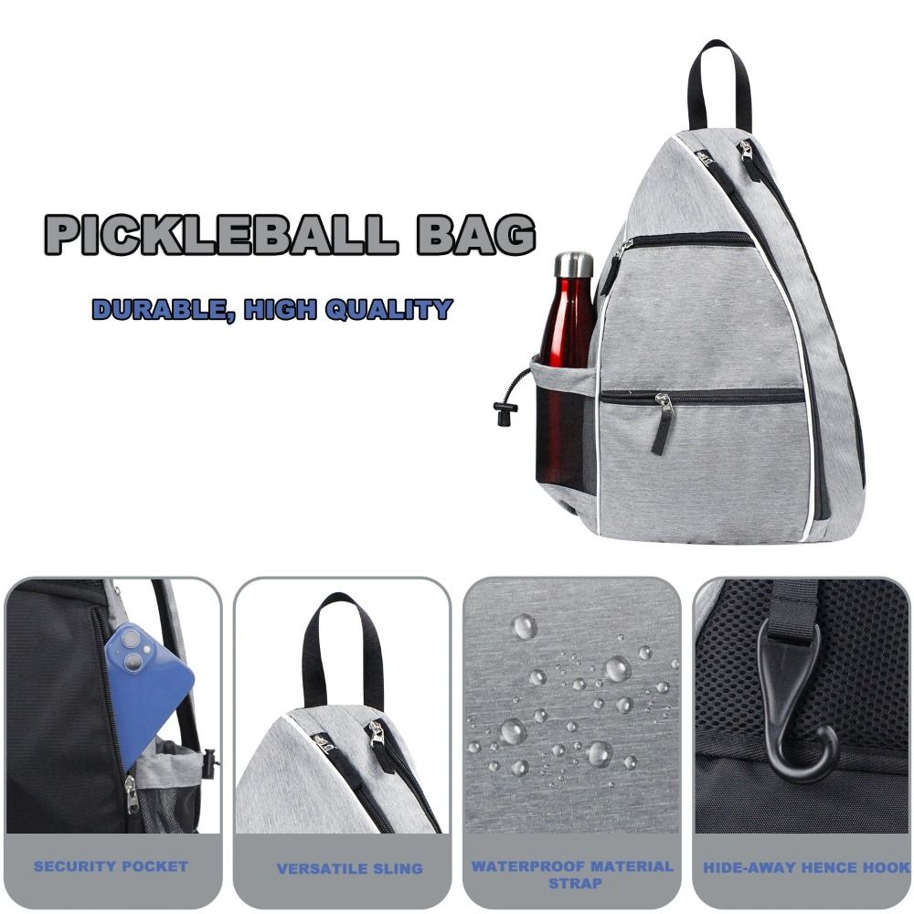 แบบพกพาปรับ Pickleball แร็กเก็ - Backpack Racket Bag บทวิจารณ์และราคา