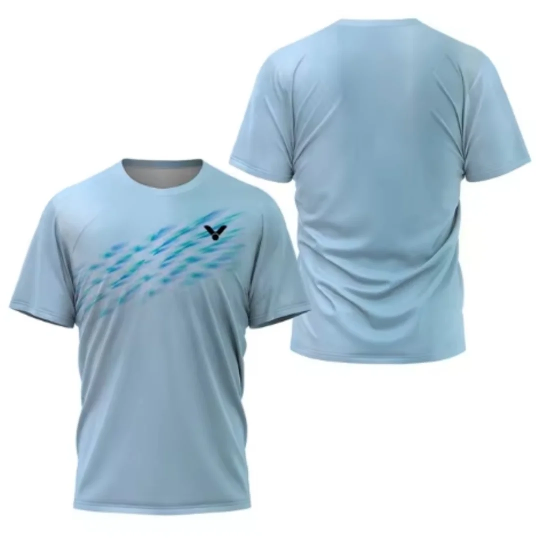 เสื้อยืดแบดมินตันผู้ชายลายเลเซ - Badminton Wallpaper บทวิจารณ์และราคา