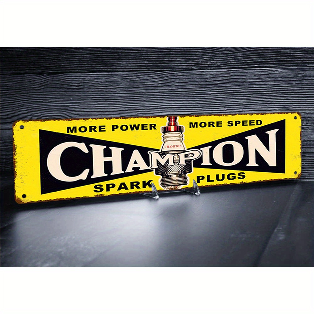 ป้ายโลหะวินเทจ Champion Spark  - Victor Racket Jetspeed บทวิจารณ์และราคา