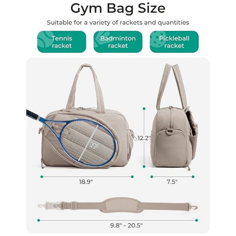 กระเป๋าใส่ไม้เทนนิสและไม้พิกเค - Backpack Racket Bag บทวิจารณ์และราคา